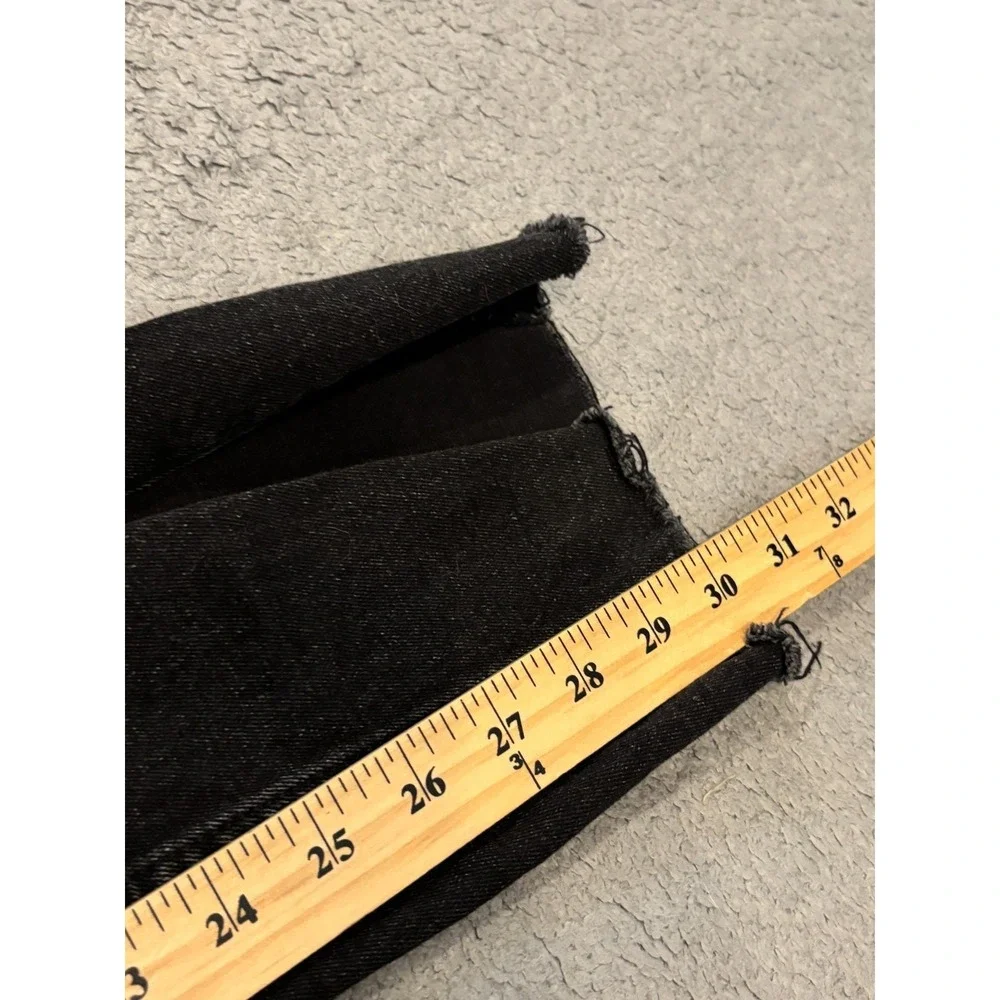 Abercrombie & Fitch Jeans Womens 30/10R The Skinny Ankle High Rise Black Denim